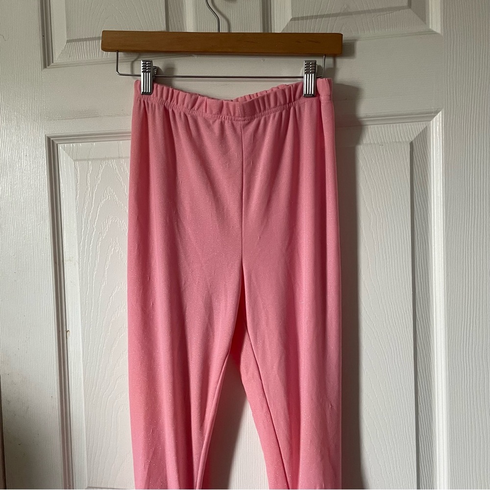 Pink Ruffle Leggings - Picture 5 of 9